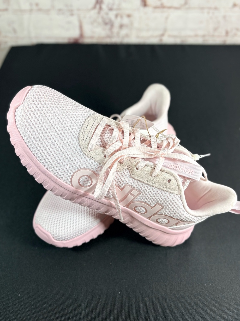 adidas Kids Pink Mesh Lightweight Sneakers